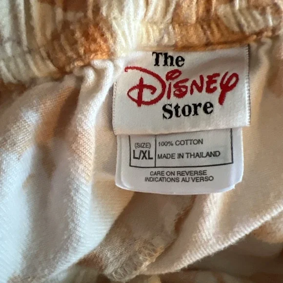 Vintage The Disney Store Womens 2 Pc Pajama Set Sz XL CAT NAPS! Tigger - Picture 3 of 15